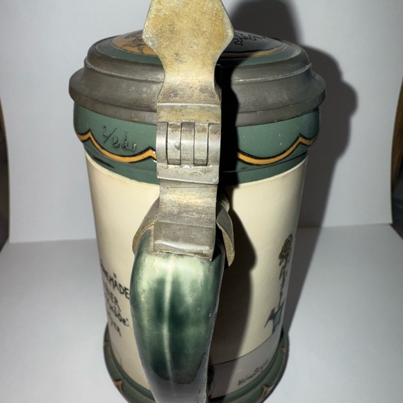 Vintage Mettlach beer stein Ceramic 3090 - Picture 12 of 14
